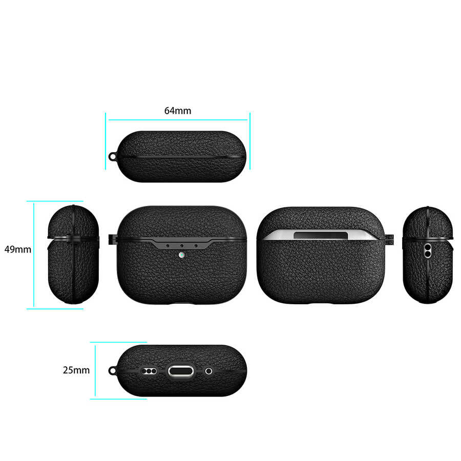 Apple Airpods Pro 2 Kılıf Zore Airbag 03 Silikon Kırmızı