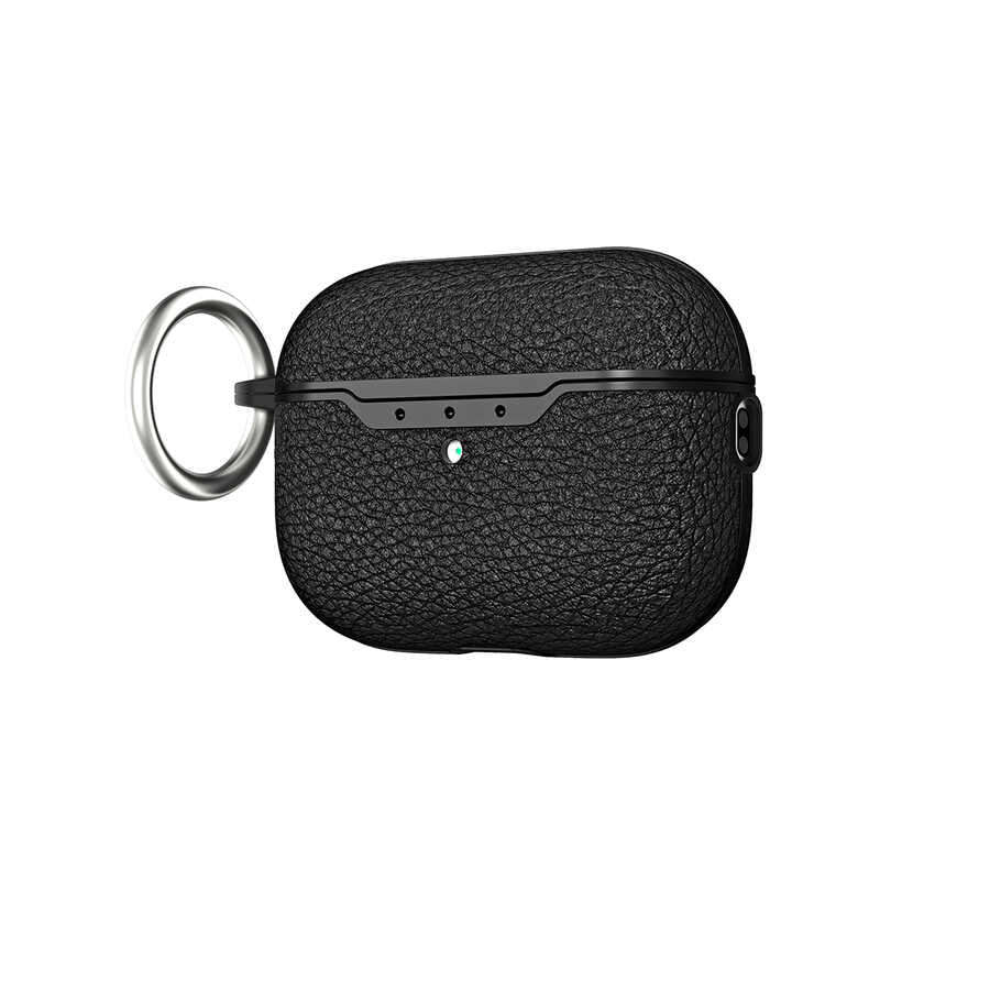 Apple Airpods Pro 2 Kılıf Zore Airbag 03 Silikon Siyah