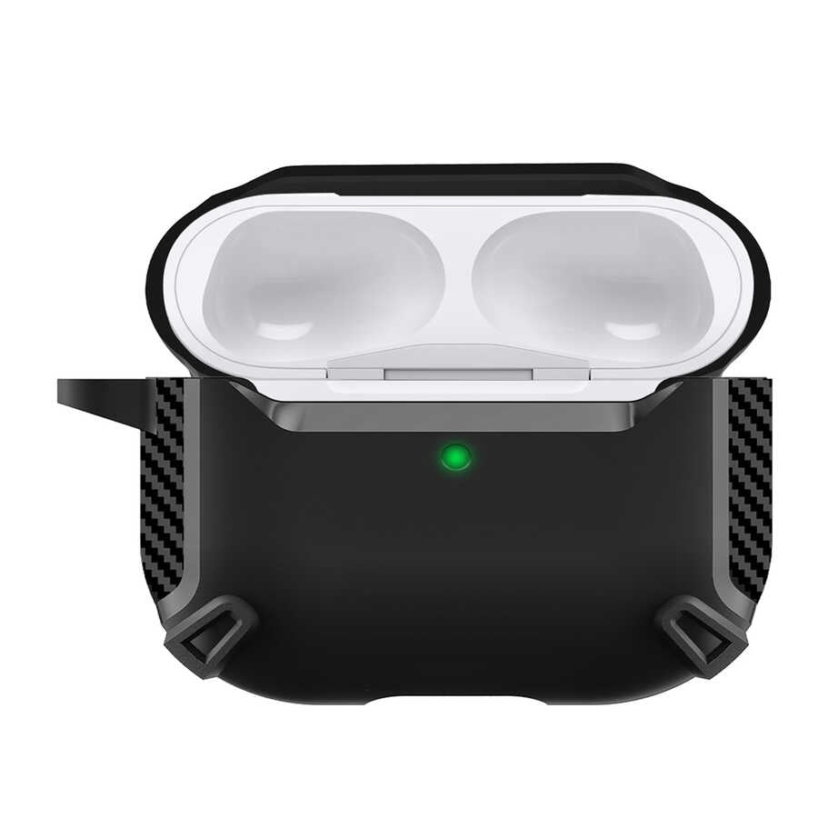 Apple Airpods Pro 2 Kılıf Zore Airbag 26 Silikon Koyu Yeşil