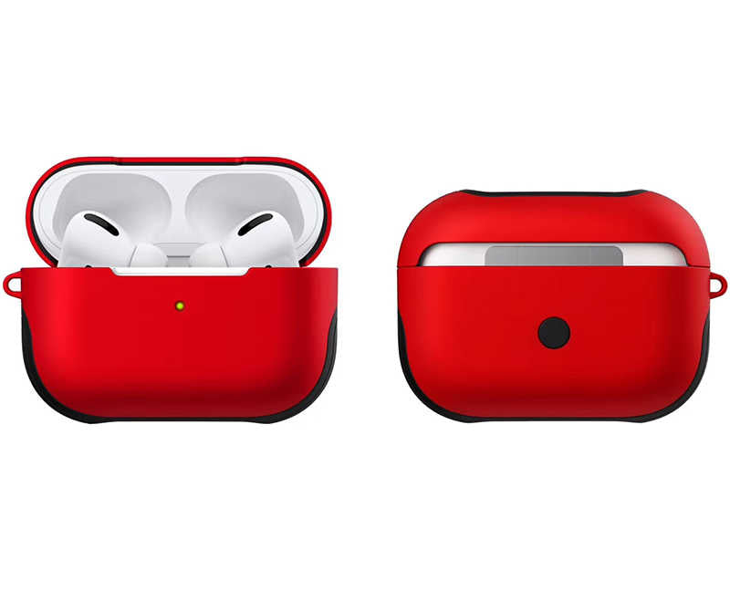 Apple Airpods Pro Kılıf Zore Shockproof Silikon Beyaz