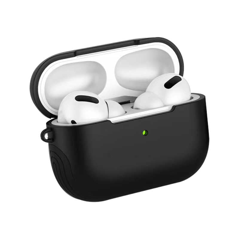 Apple Airpods Pro Kılıf Zore Shockproof Silikon Siyah