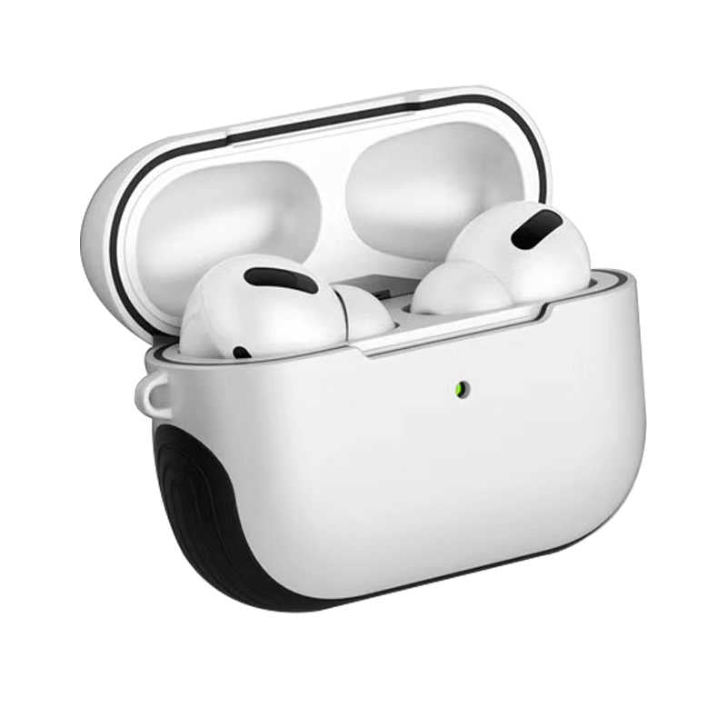 Apple Airpods Pro Kılıf Zore Shockproof Silikon Beyaz