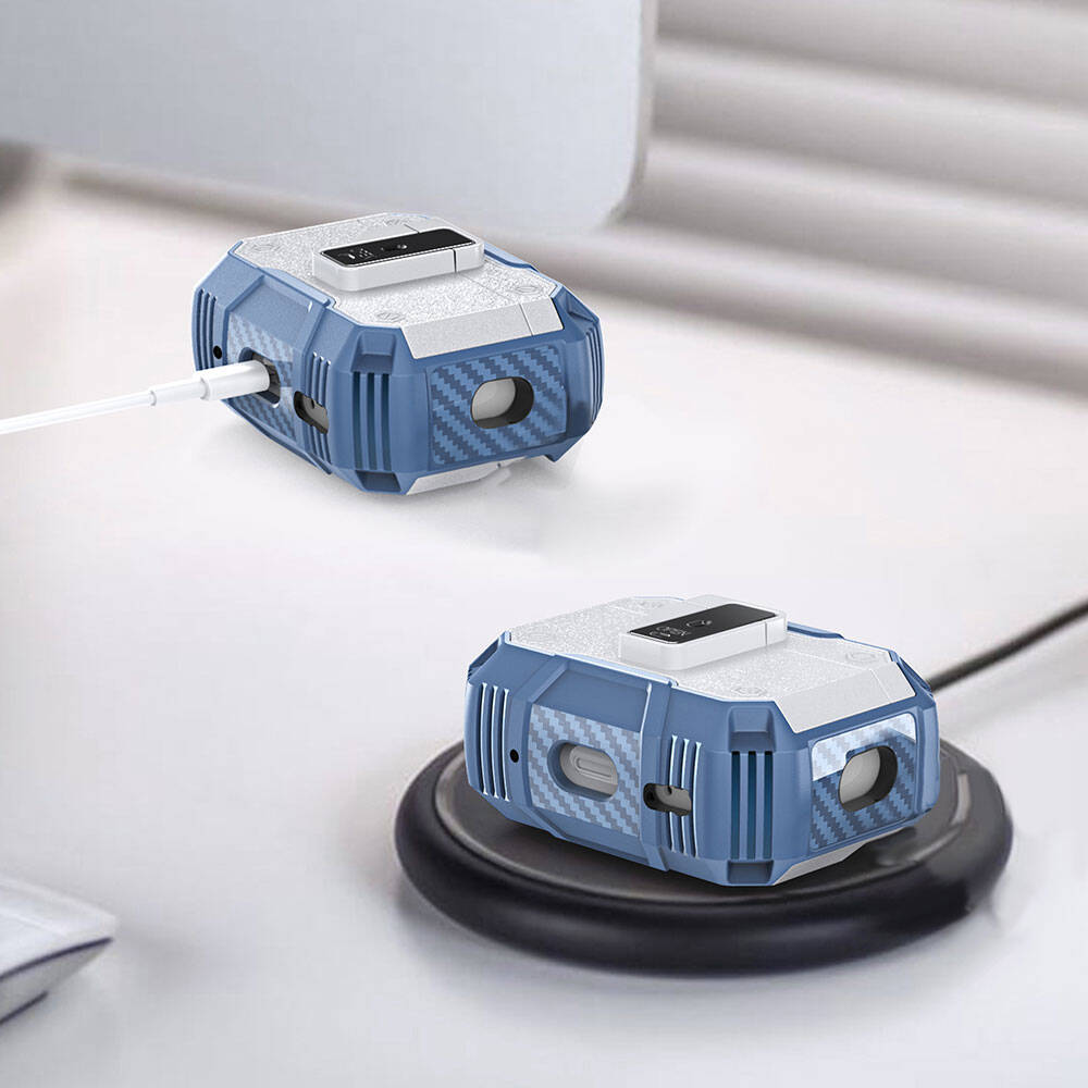 Apple Airpods Pro 2 Zore Airbag 35 Darbelere Karşı Dayanıklı Düğmeli Kılıf Siyah