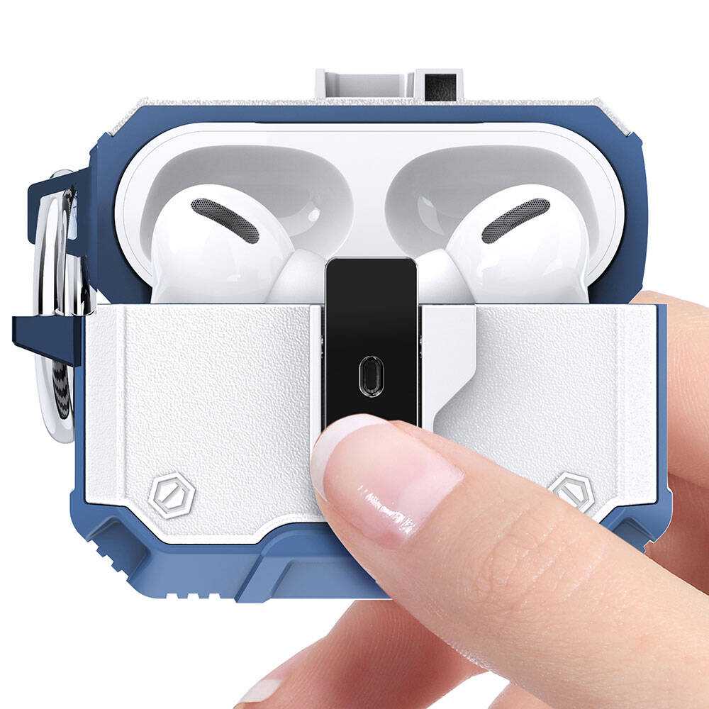 Apple Airpods Pro 2 Zore Airbag 35 Darbelere Karşı Dayanıklı Düğmeli Kılıf Kırmızı