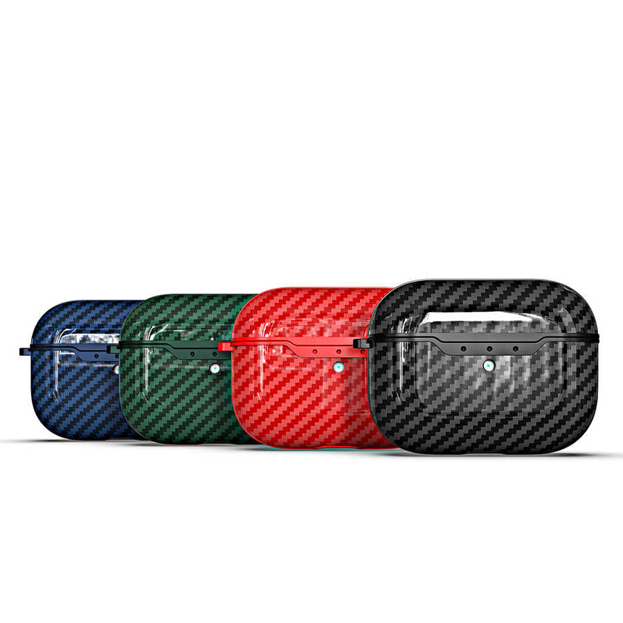 Apple Airpods Pro Kılıf Zore Airbag 05 Silikon Yeşil