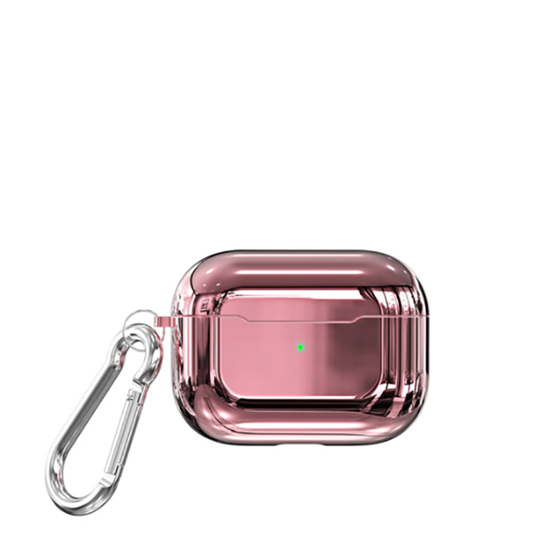 Apple Airpods Pro Kılıf Zore Airbag 06 Silikon Rose Gold