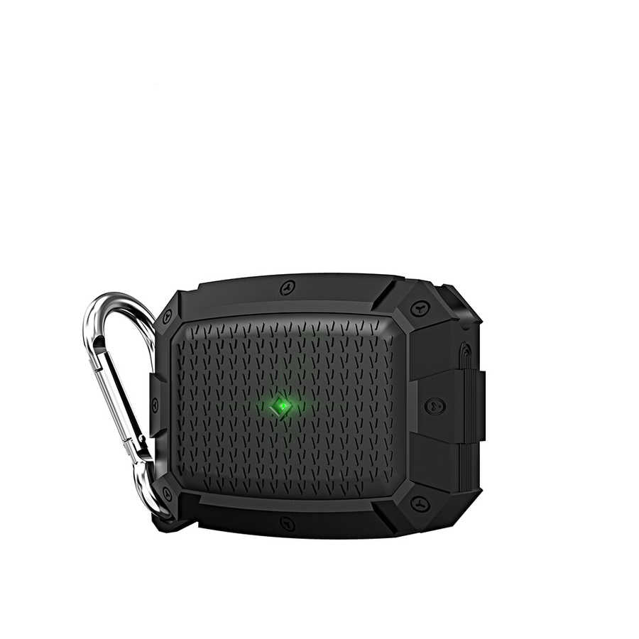 Apple Airpods Pro Kılıf Zore Airbag 10 Silikon Siyah