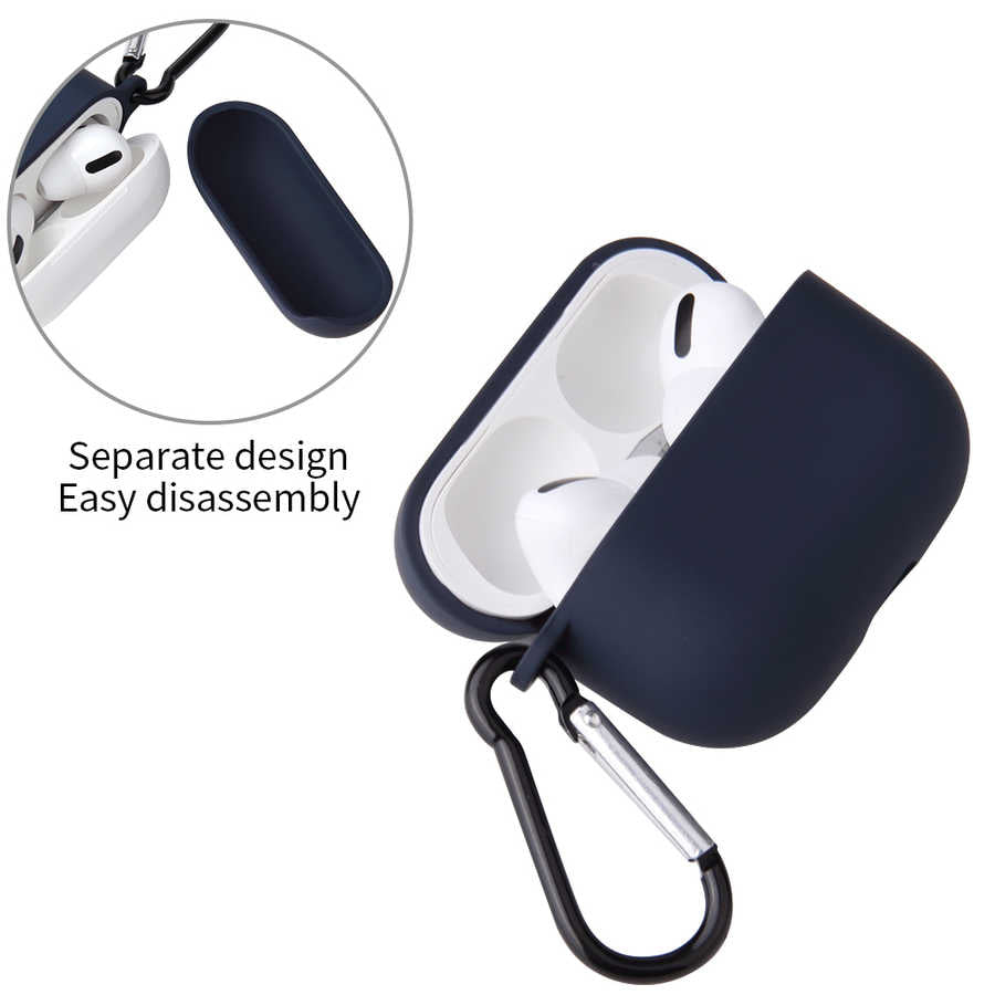 Apple Airpods Pro Kılıf Zore Airbag 11 Silikon Lila