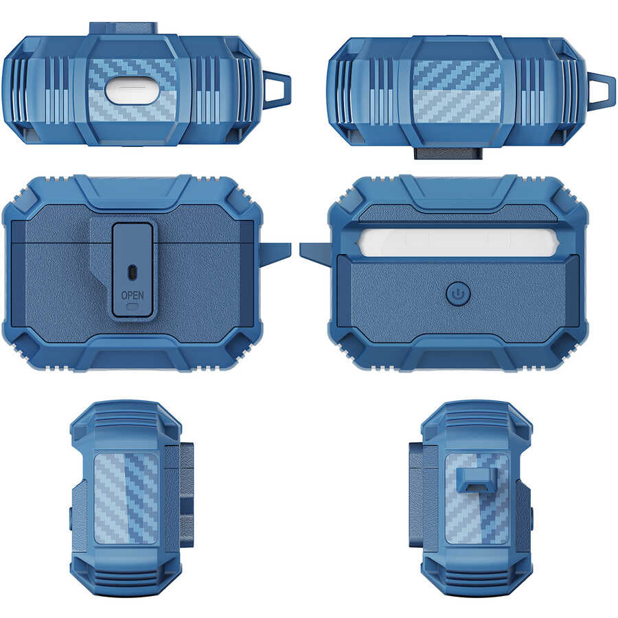 Apple Airpods Pro Kılıf Zore Airbag 27 Silikon Pembe