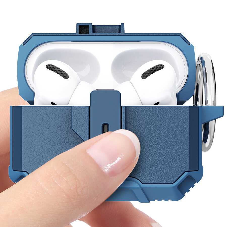 Apple Airpods Pro Kılıf Zore Airbag 27 Silikon Siyah