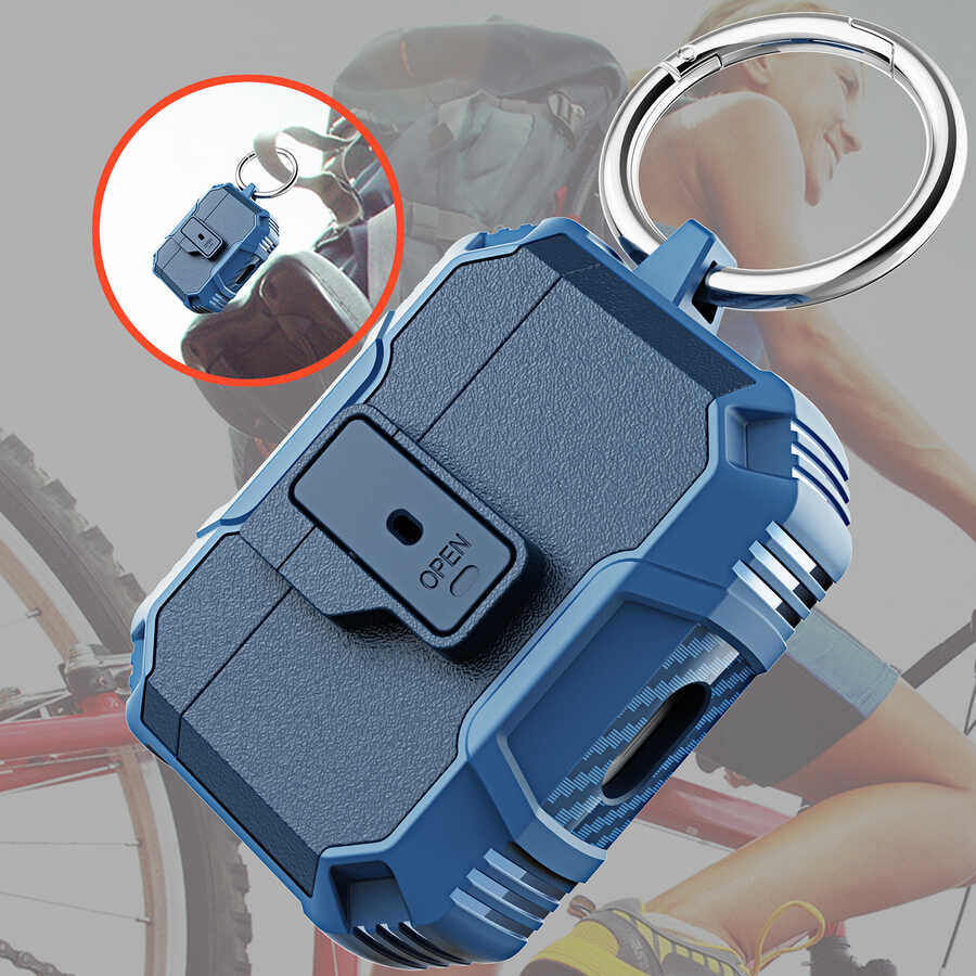 Apple Airpods Pro Kılıf Zore Airbag 27 Silikon Pembe