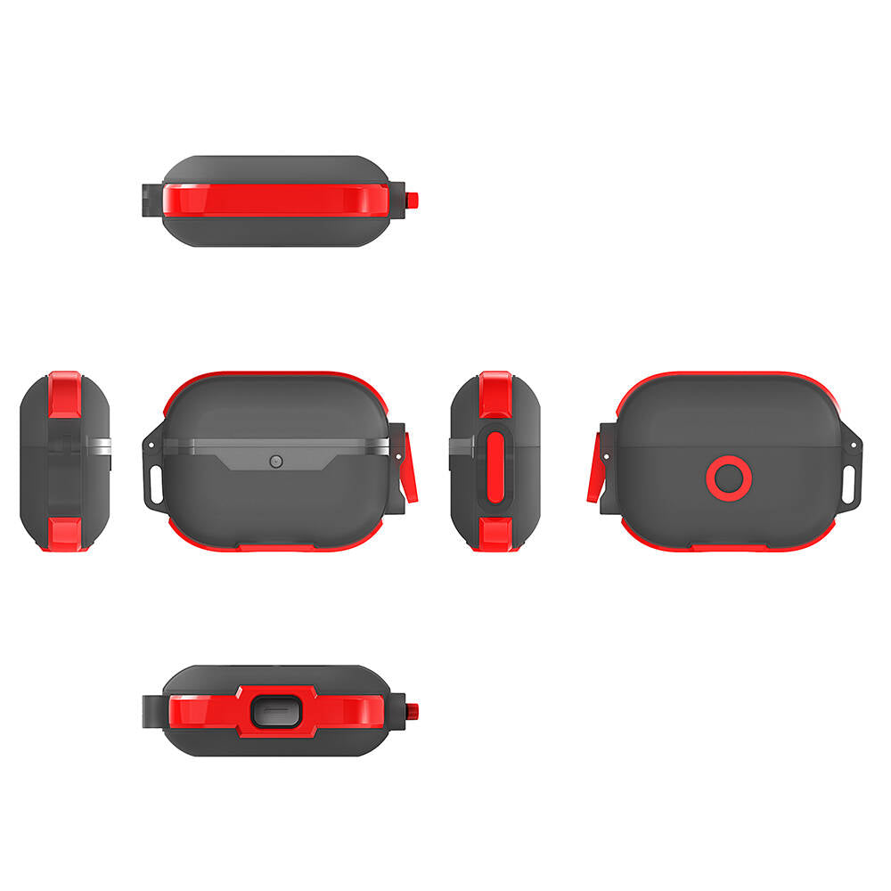 Apple Airpods Pro Zore Airbag 34 Darbelere Karşı Dayanıklı Kılıf Kırmızı