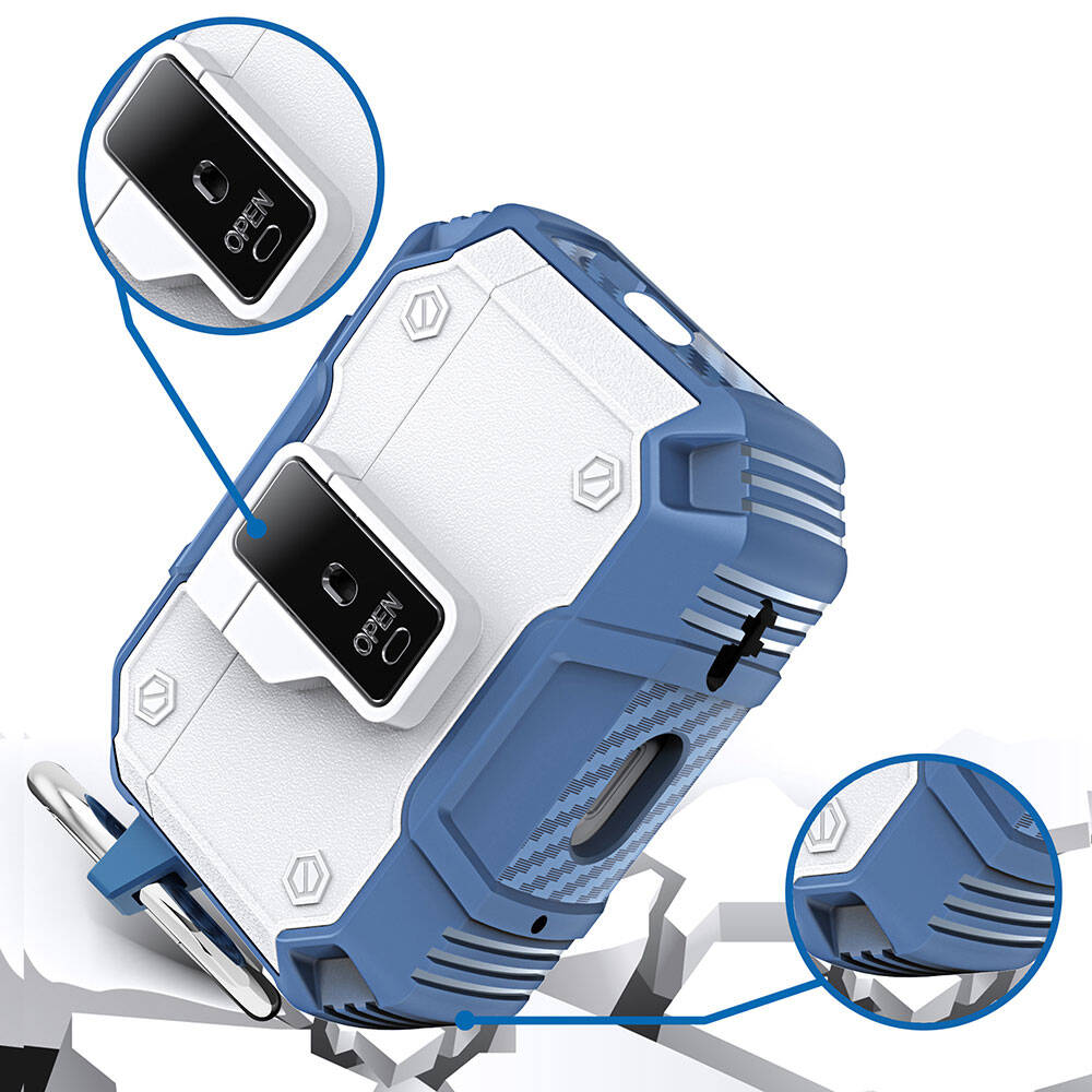 Apple Airpods Pro Zore Airbag 35 Darbelere Karşı Dayanıklı Düğmeli Kılıf Yeşil