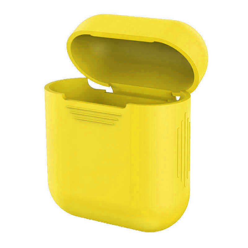 Apple Airpods Zore Standart Silikon Kılıf Sarı