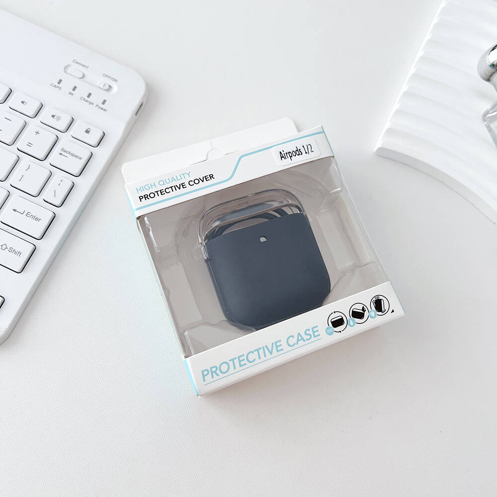 Apple Airpods Zore Airbag 36 Darbelere Karşı Dayanıklı Kılıf Siyah