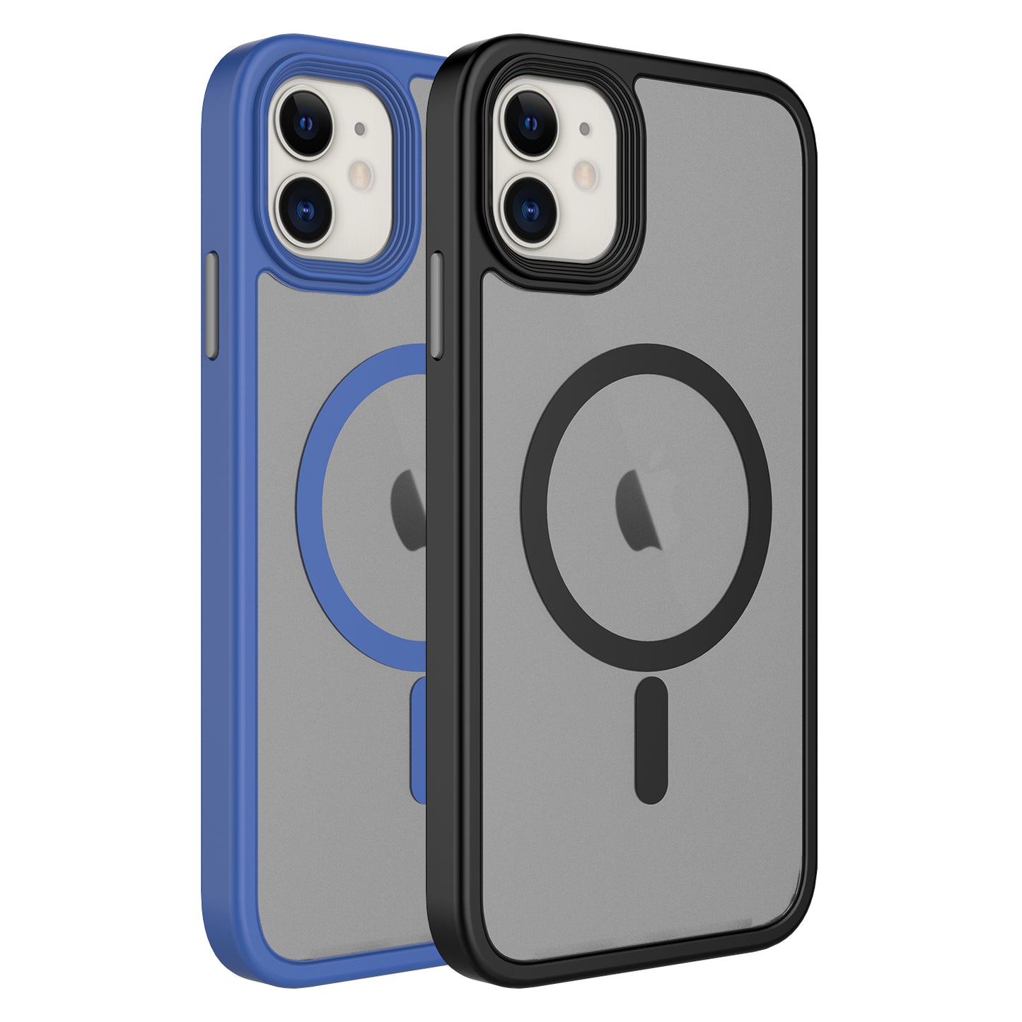 Apple iPhone 11 Kılıf Mat Arka Yüzey Wireless Şarj Özellikli Zore Flet Magsafe Kapak Derin Mor