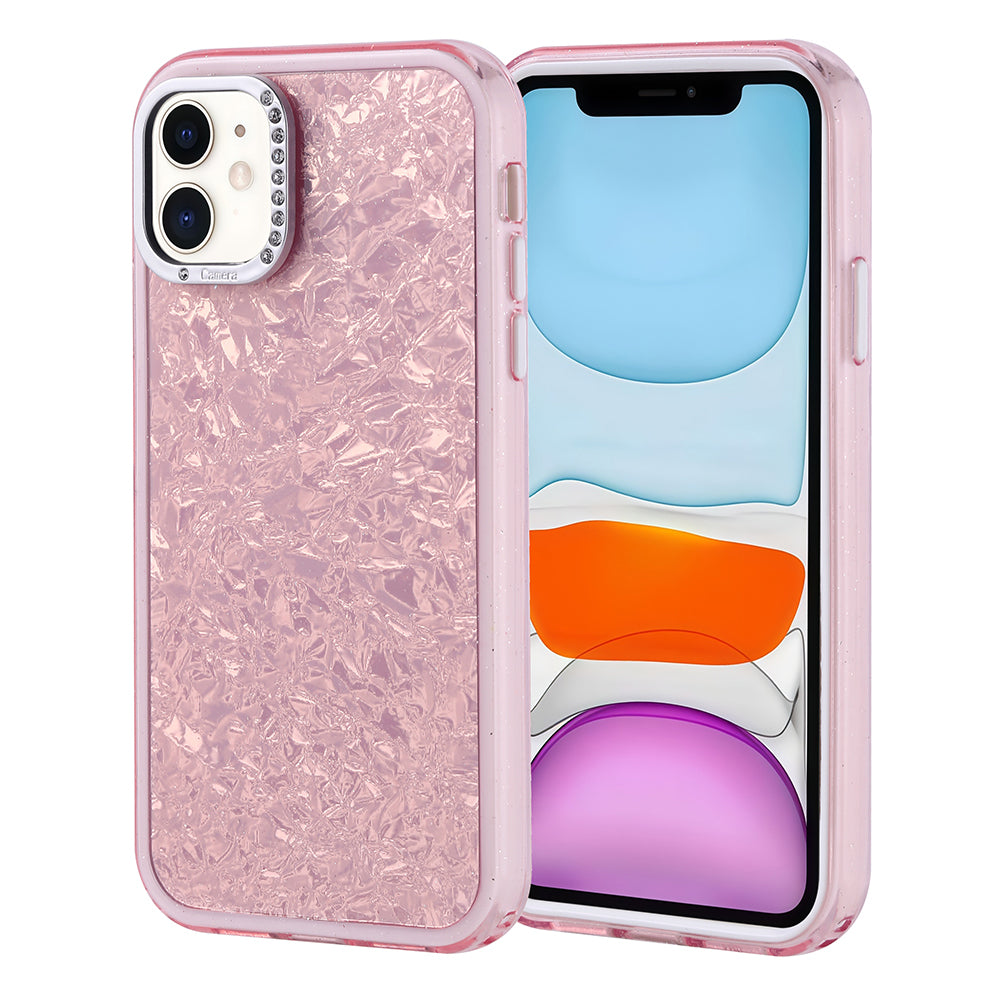 Apple iPhone 11 Kılıf Taşlı Tasarımlı Zore Kapi Kapak Pembe