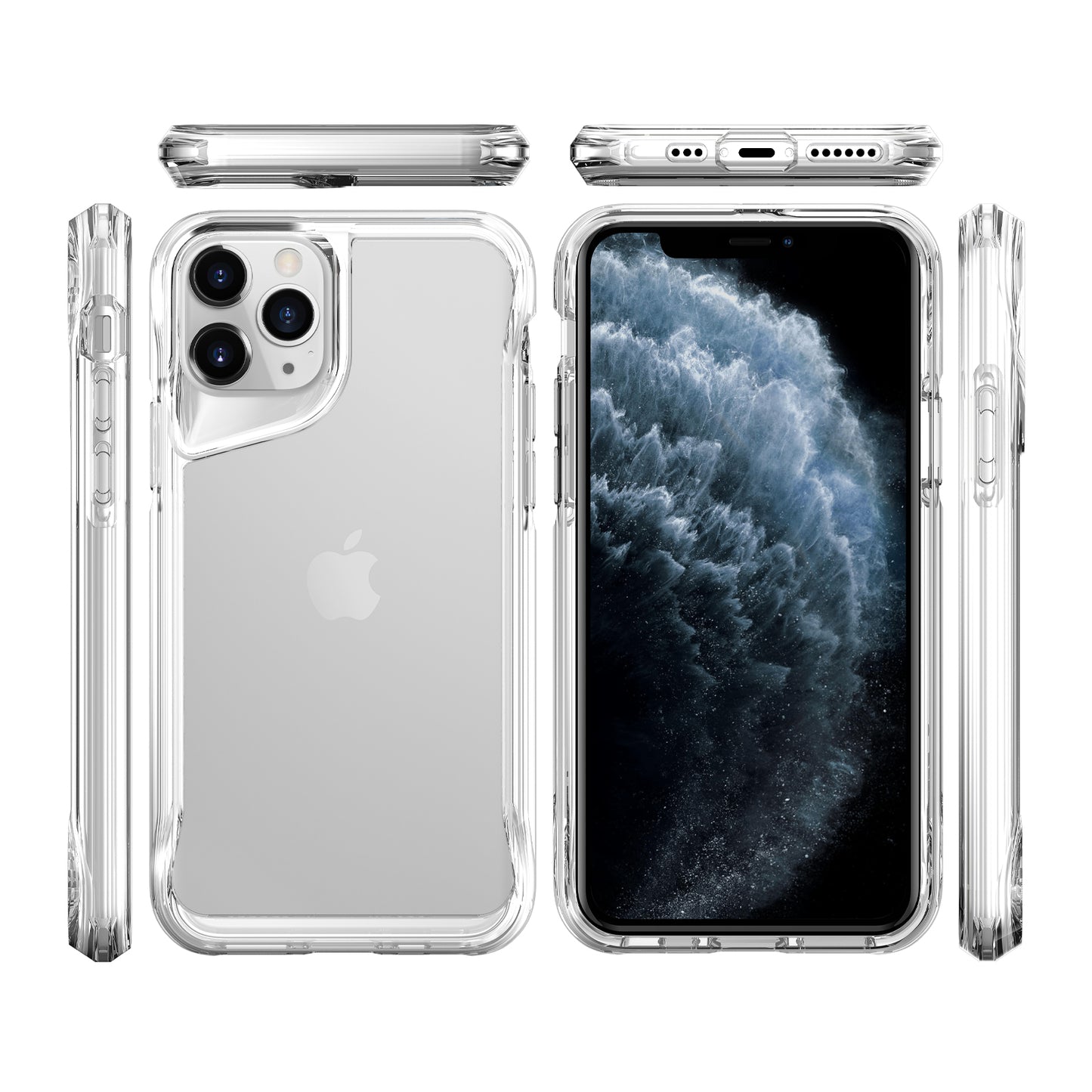 Apple iPhone 11 Pro Kılıf Zore T-Max Kapak Renksiz