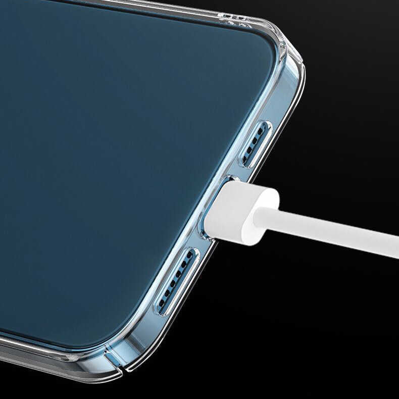 Apple iPhone 12 Pro Max Kılıf Zore Droga Kapak Renksiz