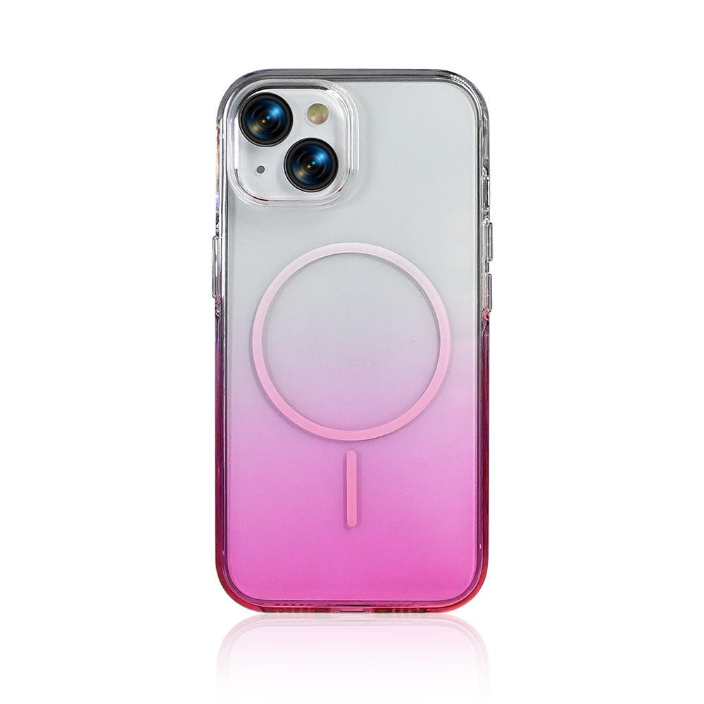 Apple iPhone 13 Kılıf M-Safe Şarj Özellikli Zore Septik Silikon Kapak Mor