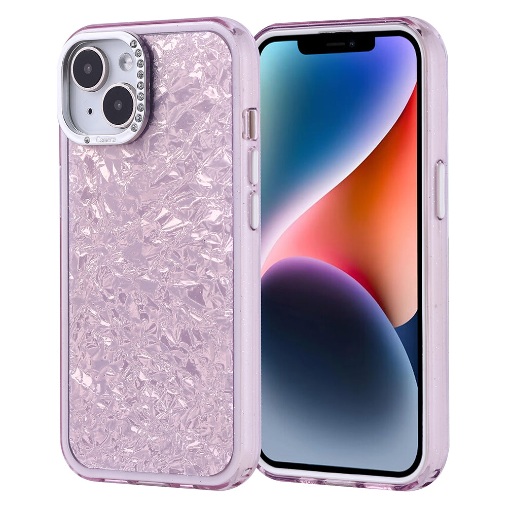 Apple iPhone 13 Kılıf Taşlı Tasarımlı Zore Kapi Kapak Lila