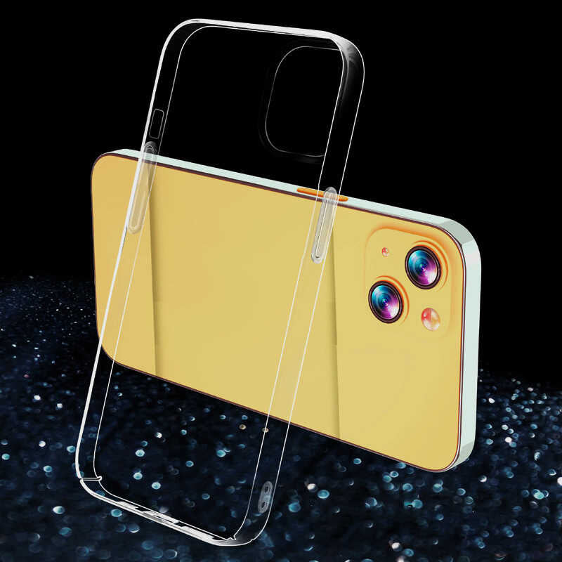 Apple iPhone 13 Kılıf Zore Droga Kapak Renksiz