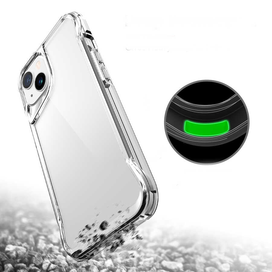 Apple iPhone 13 Kılıf Zore T-Max Kapak Renksiz