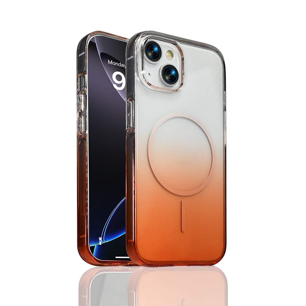 Apple iPhone 14 Kılıf M-Safe Şarj Özellikli Zore Septik Silikon Kapak Mor