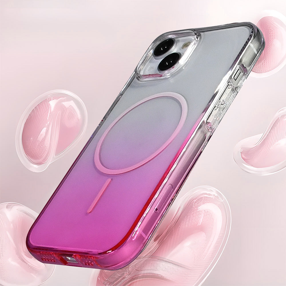 Apple iPhone 14 Kılıf M-Safe Şarj Özellikli Zore Septik Silikon Kapak Mor