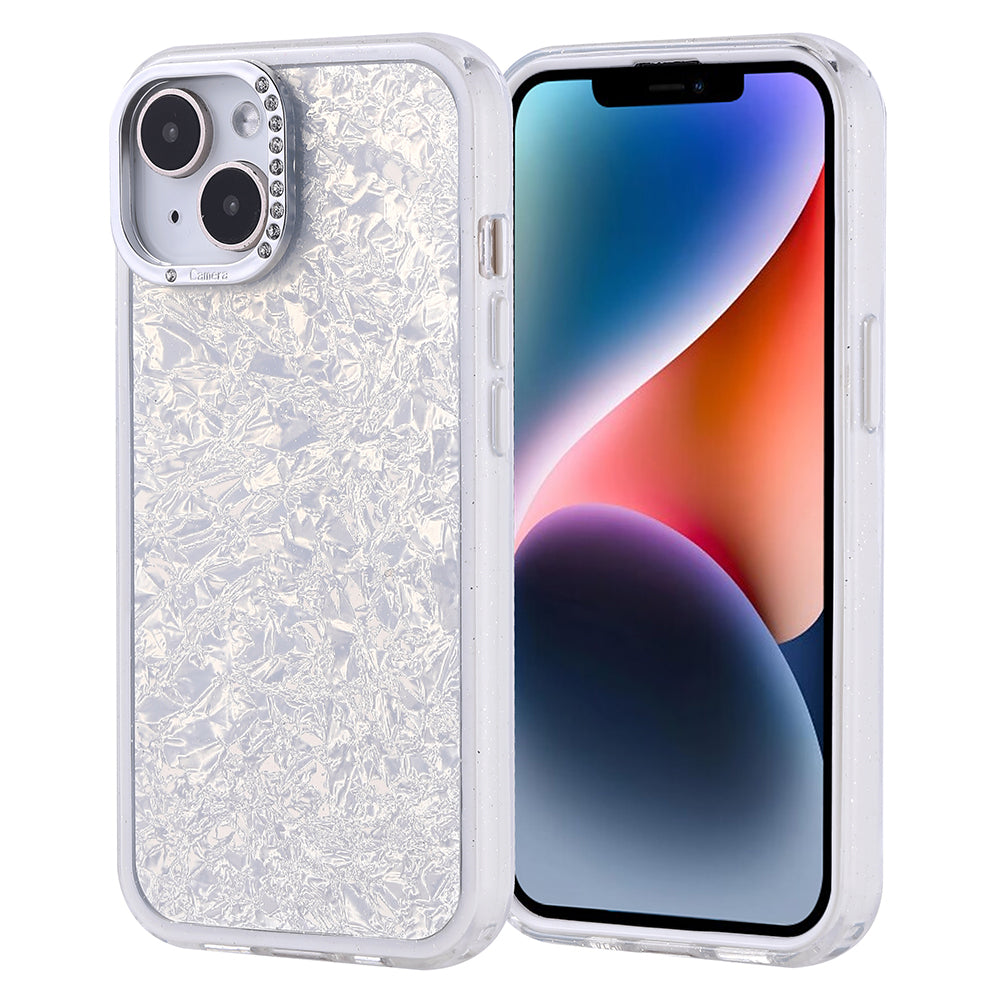 Apple iPhone 14 Kılıf Taşlı Tasarımlı Zore Kapi Kapak Lila