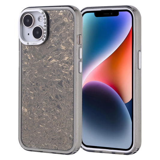 Apple iPhone 14 Kılıf Taşlı Tasarımlı Zore Kapi Kapak Siyah