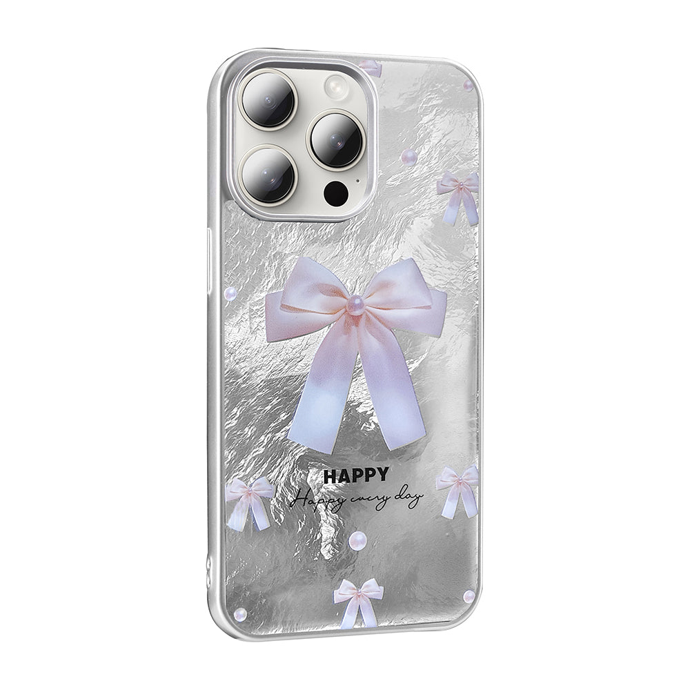 Apple iPhone 14 Pro Max Kılıf Desenli Zore Mep Kapak İncili Fiyonk