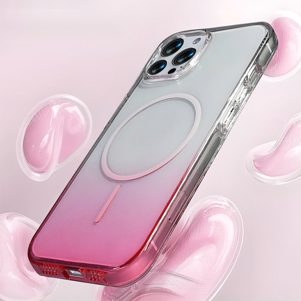 Apple iPhone 14 Pro Max Kılıf M-Safe Şarj Özellikli Zore Septik Silikon Kapak Turkuaz