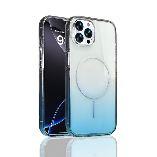 Apple iPhone 14 Pro Max Kılıf M-Safe Şarj Özellikli Zore Septik Silikon Kapak Turkuaz