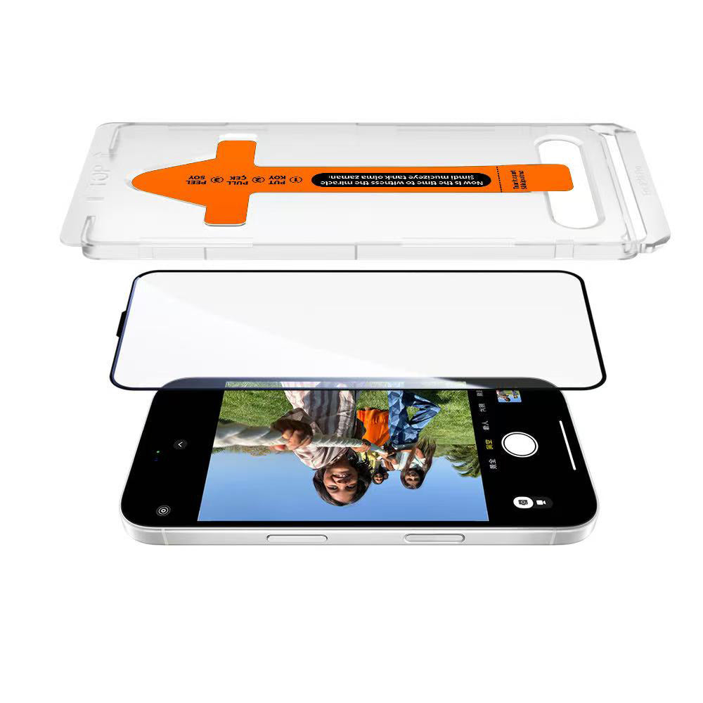 Apple iPhone 14 Pro Max Zore 3D Oliv HD Temperli Cam Ekran Koruyucu + Kolay Uygulama Aparatı Şeffaf