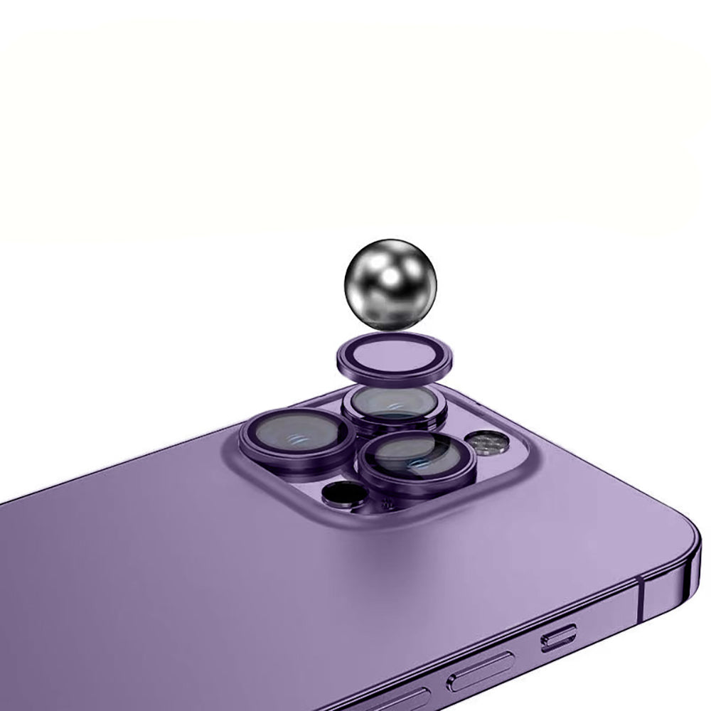 Apple iPhone 14 Pro Max Zore Mikro Kamera Lens Koruyucu Gümüş