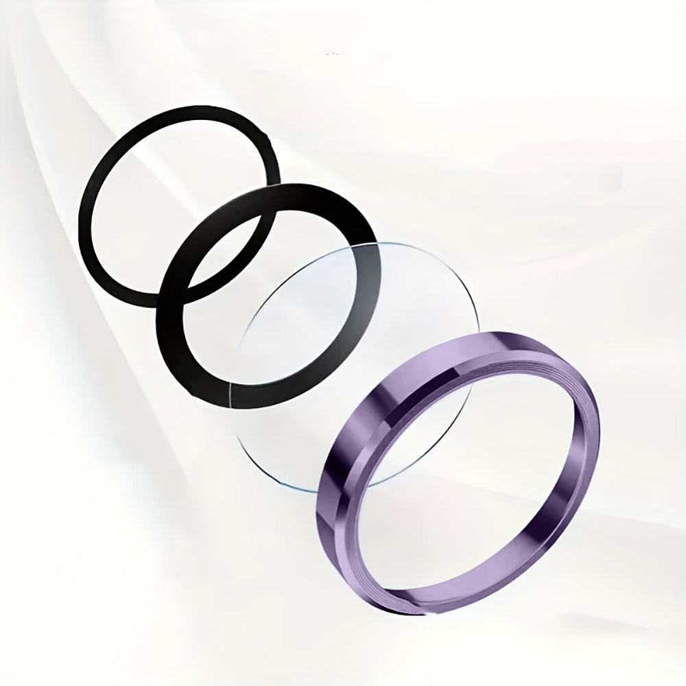 Apple iPhone 14 Pro Max Zore Mikro Kamera Lens Koruyucu Gümüş