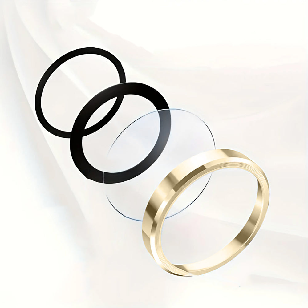 Apple iPhone 14 Pro Max Zore Mikro Kamera Lens Koruyucu Siyah