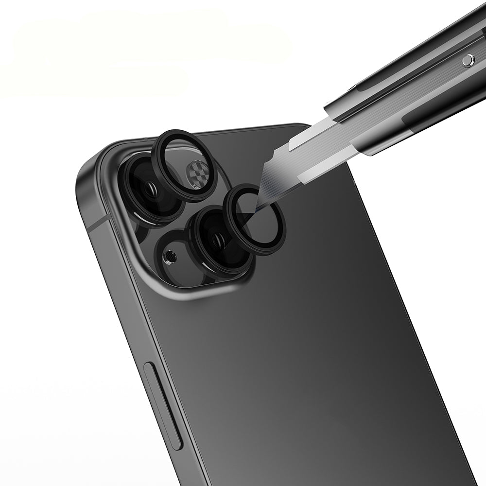 Apple iPhone 14 Zore Mikro Kamera Lens Koruyucu Gümüş