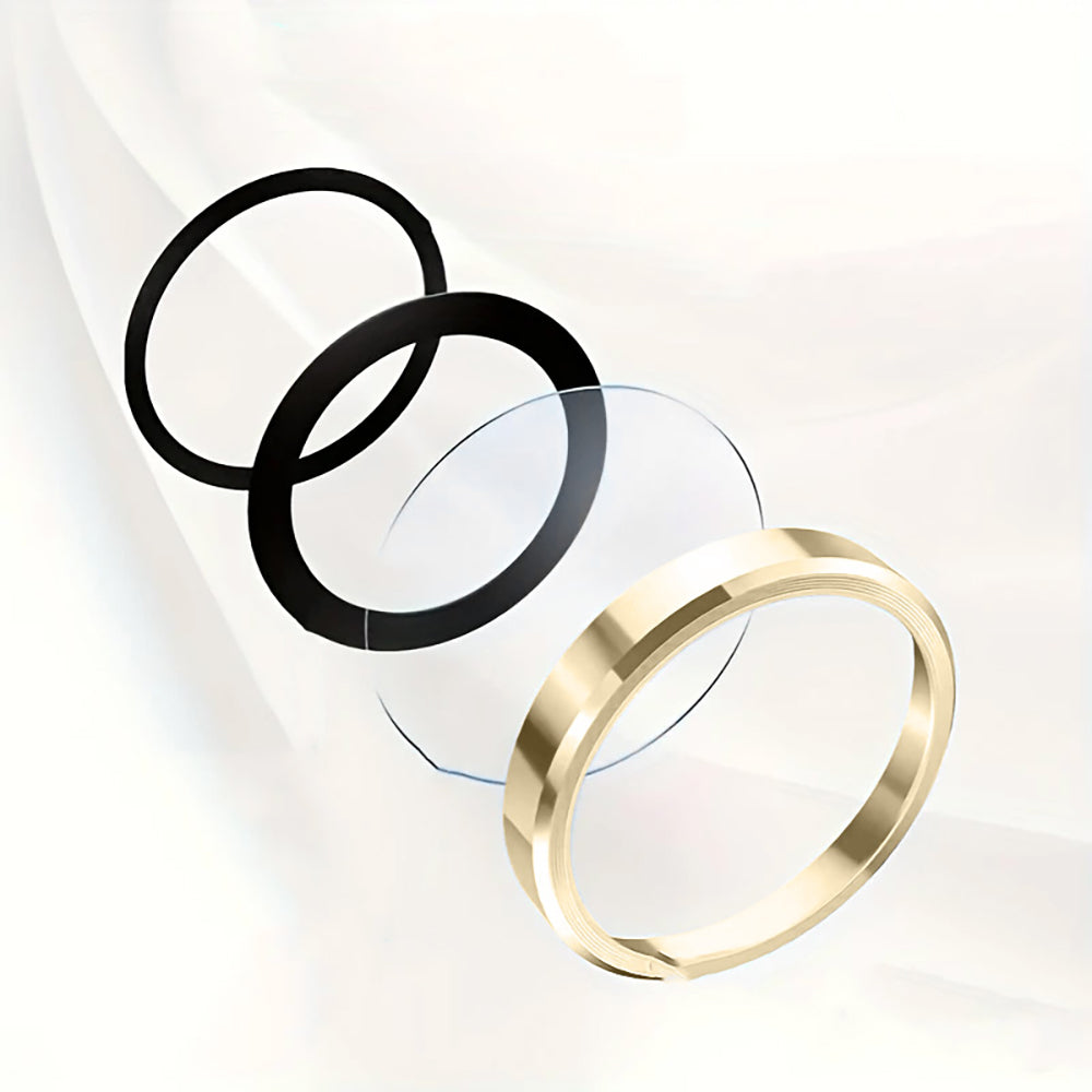 Apple iPhone 14 Zore Mikro Kamera Lens Koruyucu Gold