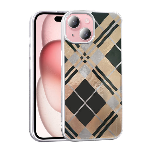 Apple iPhone 15 Kılıf Desenli Zore Mep Kapak Geometrik