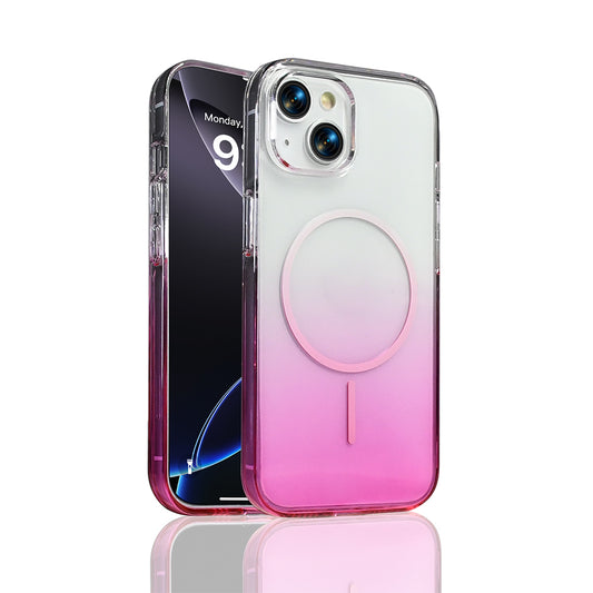 Apple iPhone 15 Kılıf M-Safe Şarj Özellikli Zore Septik Silikon Kapak Mor