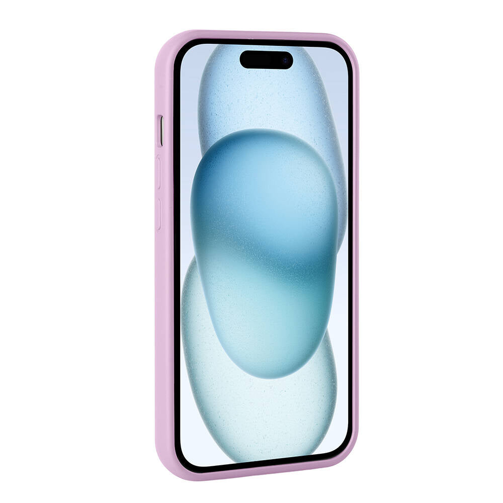 Apple iPhone 15 Kılıf Parlak Taşlı Tasarım Zore Pırlanta Kapak Pembe