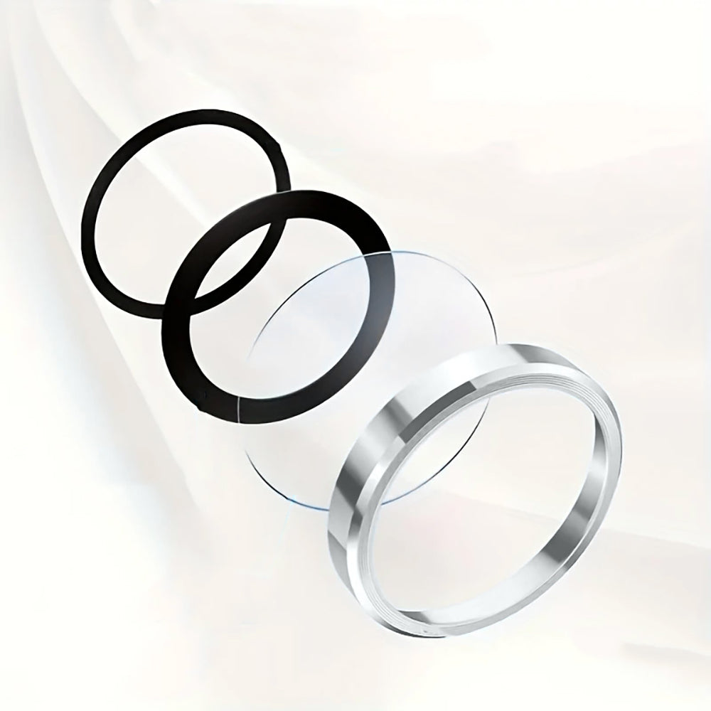 Apple iPhone 15 Plus Zore Mikro Kamera Lens Koruyucu Gümüş