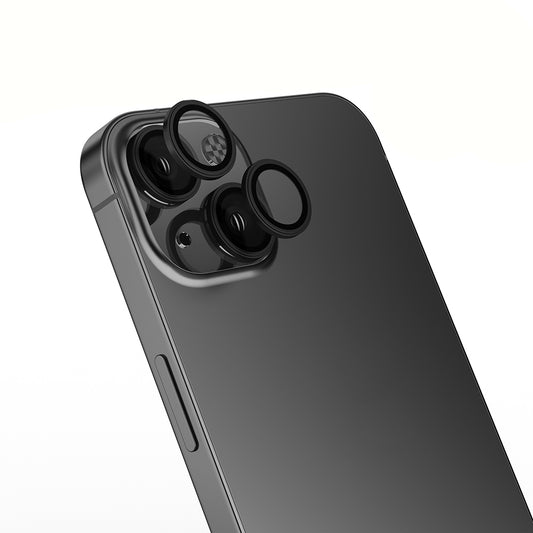 Apple iPhone 15 Plus Zore Mikro Kamera Lens Koruyucu Siyah