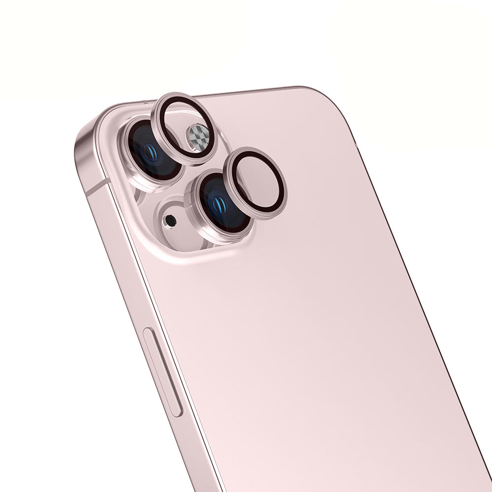 Apple iPhone 15 Plus Zore Mikro Kamera Lens Koruyucu Rose Gold