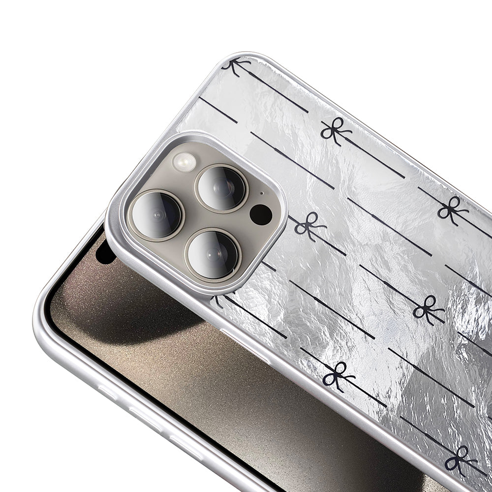 Apple iPhone 15 Pro Kılıf Desenli Zore Mep Kapak Gold Leopar