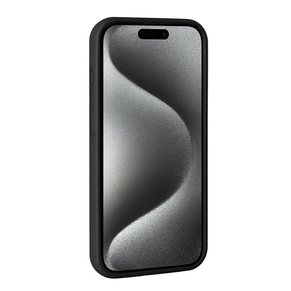 Apple iPhone 15 Pro Kılıf Parlak Taşlı Tasarım Zore Pırlanta Kapak Lila