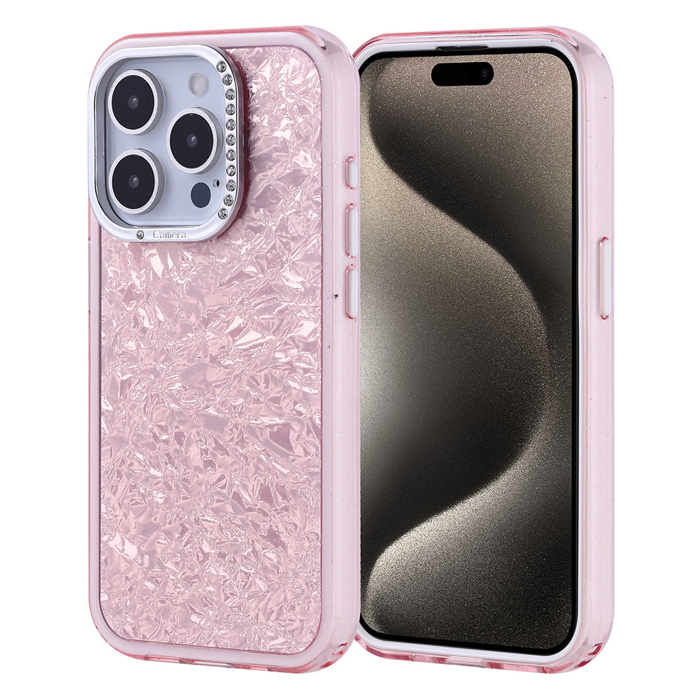 Apple iPhone 15 Pro Kılıf Taşlı Tasarımlı Zore Kapi Kapak Lila