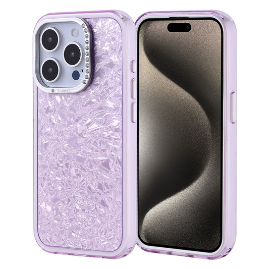 Apple iPhone 15 Pro Kılıf Taşlı Tasarımlı Zore Kapi Kapak Lila